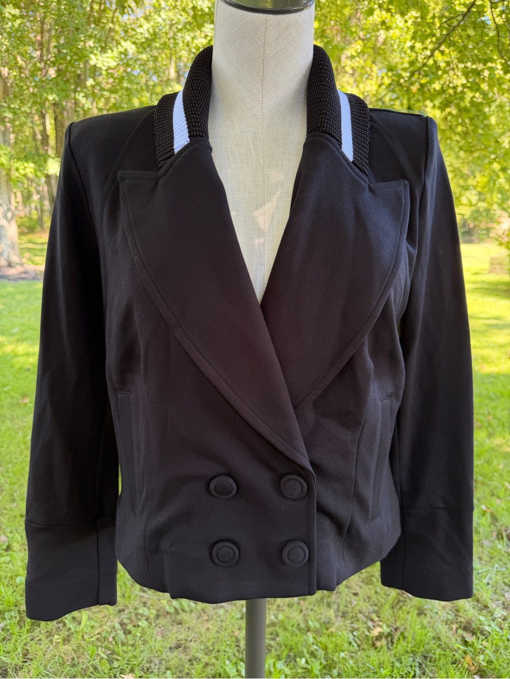 CAbi Black Tie Tuxedo Jacket 6033 Womens 4